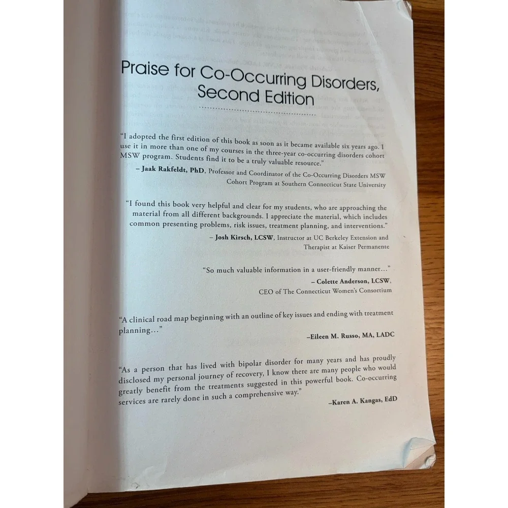 Co-Occurring Disorders: A Whole-Person Approach to the Assessment and Treatm...